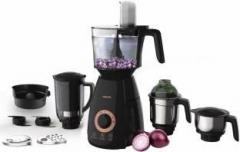 Philips Avance Collection HL7707 750 W Mixer Grinder with Gear Drive Technology, PowerChop Technology 4 Jars, Black