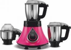 Preethi MG238 Mystic 750 W Mixer Grinder with 3D Air Cooling Technology 3 Jars, Pink
