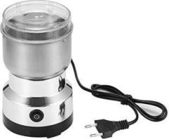 Purvi by Multifunction Smash Machine Spice Grinder Portable Electric Grain Mill Grinder Stainless Steel Dry Grain Spices Cereals Seasonings Coffee Bean 150W Mixer Grinder 150 Mixer Grinder 1 Jar, sILVER 2