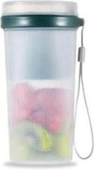 Rezek Portable Rechargeable Electric USB Juice Maker Juicer Bottle Blender Grinder Mixer, with 6 Blades, Fruit Juicer for All Fruits 40 Juicer 1 Jar, Multicolor