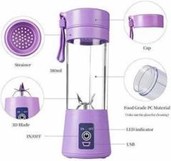 Ronnie Traders Portable Mixer Juicer With Rechargeable Battery 1 2 Juicer 1 Jar, Perple