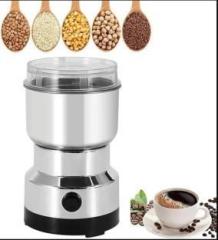 Shruticreation Grinding Spices Milling Ultra Fine Dry Food Powder Machine for Home Kitchen Cafe mini grinder 300 Mixer Grinder 1 Jar, Silver