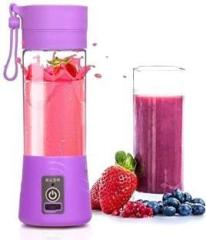 Silago Mini Juicer Portable Eletric Juicer Cup 380ml Fruit Mixing Machine, Glass Bottle 450 Juicer Mixer Grinder purple, 1 Jar Juice....245 500 Juicer Mixer Grinder 3 Jars, Purple