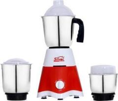 Silver Home ST_A_R Mixer Grinder 2_mixer Grinder 500 Mixer Grinder 3 Jars, RED AND WHITE
