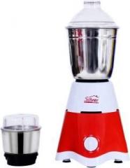 Silver Home STAR001 450 Mixer Grinder 2 Jars, RED AND WHITE