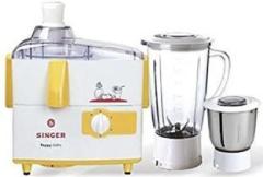 Singer JUICER MIXER GRINDER for Orange Juice With 500 W Motor JMG 500 Juicer Mixer Grinder 2 Jars, White