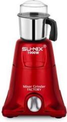 Su mix 1000 watts Nexon Mixer Grinder with Chutney Jar 350ML, MGN420 NAXMG 1000 Mixer Grinder 1 Jar, Red