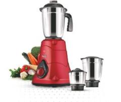 Summercool by THERMOCOOL Peel 500 W | 500 Mixer Grinder 3 Jars, Red