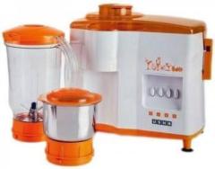 Usha 3442 450 W Juicer Mixer Grinder 8966 600 Mixer Grinder 2 Jars, Orange