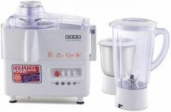 Usha JMG 3345 230 Juicer Mixer Grinder 2 Jars, White