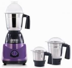 Usha Maxi Quick MQ500M13 500 W Mixer Grinder 3 Jars, Purple, Silver, Black
