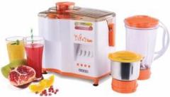 Usha Popular Jmg 3442 450 Juicer Mixer Grinder 2 Jars, White, Multicolor