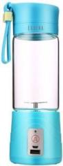 Wundervox Mini Smoothie Blender Rechargeable Electric Juice Maker Portable Drink Mixer USBJ 22 20 Juicer 1 Jar, Blue