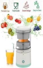 Zvr Hand Blender Juicer USB Rechargeable Portable Electric Fruit & Vegetable Shaker 45 Juicer 1 Jar, Multicolor