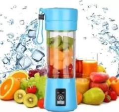 Zvr USB Juicer Electric Portable Shaker Mixer Hand Blender Blue Juicer Mixer Grinder 200 Juicer 1 Jar, Blue