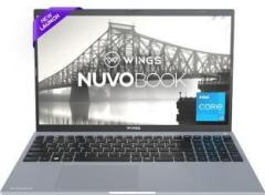 Wings Nuvobook S1 Aluminium Alloy Metal Body Intel Core i3 11th Gen 1125G4 WL Nuvobook S1 SLV Thin and Light Laptop