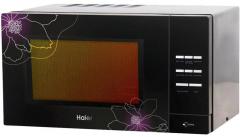 Haier 23 litre 2301CBSB Convection Microwave Oven Black With Floral Design