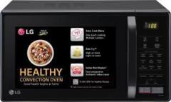 Lg 21 Litres MC2146BV Convection Microwave Oven (Black, Health Plus Menu and Stainless Steel Cavity More Hygienic More Durable)