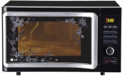 LG 28 litre MC2884SMB Convection Microwave Oven Black Floral