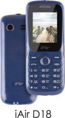 Iair Basic Feature Dual Sim Mobile Phone with 1200mAh Battery, 1.7 inch Display Screen, 0.8 mp Camera in Navy Blue Color