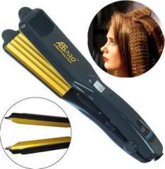 Abs Pro Professional Hair Crimper With 4 X Protection Coating Gold Women's Crimping Styler Machine for Hair Saloon 4 X Protection Gold Coating Electric Hair Styler Corded Crimper Electric Hair Styler Electric Hair Styler