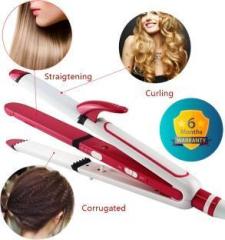 Argussy Professional 3 In 1 Hair Styler, Straightener, Curler & Crimper Machine Hair Straightener