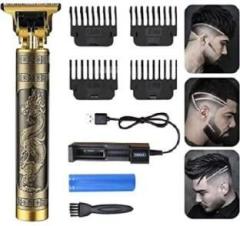 Fredene Vintage T9 clipper for men metal body T shape Dragon style for haircut and shave Trimmer 90 min Runtime 4 Length Settings