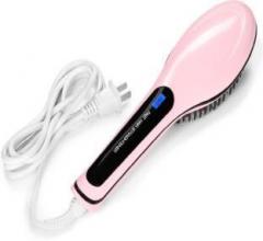 Ghk Fast Hair Straightener Massager Brush with Lcd Screen for Temperature, Easy to Use, Portable & Compact G1 Hair Straightener
