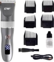 Gw USB RECHARGABLE BATTERY POWER INDICATOR LCD PROFESSIONAL HAIR CLIPPER G W 9832 Shaver For Men, Women