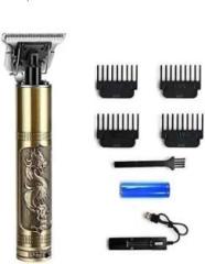 Hamofy Professional Golden t99 Trimmer Haircut Grooming Kit Metal Body Rechargeable 42 Trimmer 10 min Runtime 4 Length Settings