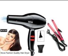 Hirdesh Professional NOVA 1800watt Hair Dryer And NOVA 2in1 Hair Straightener Combo Hair Dryer