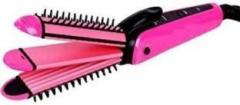 Iniv NHC_8890 BESTBUY Nhc 8890 3 In 1 Multifunction Perfect Curler & Straightener For Women Hair Straightener