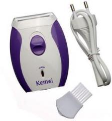 Kemei KM 280R Portable Electric Rechargeable Shaver Hair Removal Hair Clipper Epilator Bikini Shaving TRIMMER Machine Shaver For Women