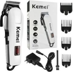 Kemei KM 809A Professional Rechargeable Hair Trimmer Electric Hair Clipper, Razor Trimmer 120 min Runtime 4 Length Settings