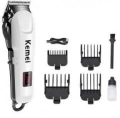 Kemei KM 809C Electric Professional Hair Clipper Hair Trimmer WithStainless steel blade Runtime: 120 min Trimmer for Men & Women
