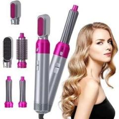 Matiman 5 in 1 Electric Hair Dryer Brush Negative Ions Blow Dryer, Multifunctional Electric Hair Styler