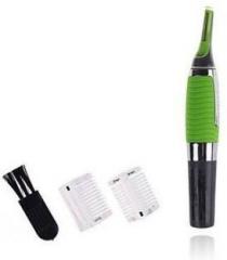 Maxel Micro Touch Personal Ear Nose Neck Eyebrow Hair Trimmer Remover Green Cordless Trimmer for Men
