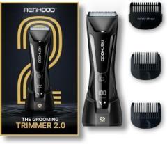 Menhood Grooming trimmer 2.0, with soft ceramic blade for body and groin Trimmer 150 min Runtime 4 Length Settings