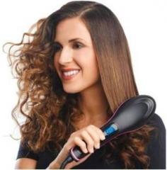 Miranshi Enterprise Simply Straight Simply Straight Ceramic Brush Hair Straightener ME SHSB Hair Straightener Brush