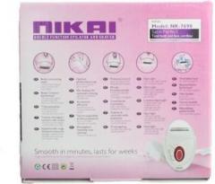 Nikai Professional Rechargeable Double function Epilator and Shaver for Women NK 7690 Cordless Epilator
