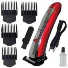 Nkz MN KM HT 538 Red KEMEI Hair Cutting Saving Classic Machine Beard Trimmer Runtime: 60 min AT Trimmer for Men Trimmer 60 min Runtime 4 Length Settings
