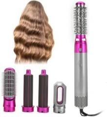 Pagaly 5 In 1 hair straightener Multifunctional Hot Air Comb & hair straightener brush Electric Hair Styler
