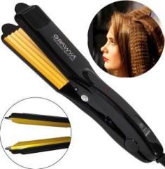 Professional Classic Hair Crimper With Quick Heat Up & Gold Ceramic Coated Plates Electric Hair Curler