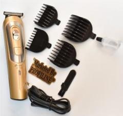Profiline GEMYIE GM 6112 GOLD Professional Rechargeable Shaving Machine For Men 2I6 BLACK Shaver For Men