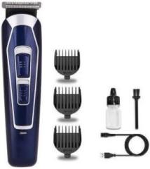Raccoon Blade Rechargeable Wet Dry Lithium Ion Deluxe Trimming Kit with Interchangeable Heads for Shaving, Detailing, Grooming Beards, Mustaches & Body Shaver For Men, Women