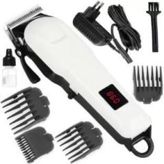 Raccoon Professional Rechargeable and Cordless Hair Clipper B80 Fully Waterproof Trimmer 120 min Runtime 5 Length Settings