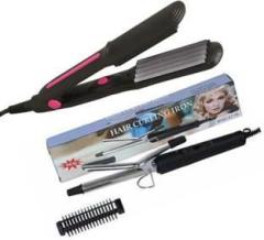 S2s Combo of Mini Crimper + Hair Curling Iron Electric Hair Styler