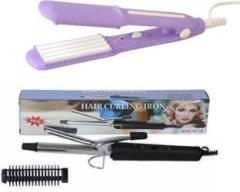 S2s Set of 2 Hair crimper and Iron Rod Brush Styler Color may vary Electric Hair Styler