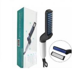 Saysha Quick Hair Styler for Men Electric Beard Straightener Massage Hair Comb Beard Care Comb Multifunctional Curly Hair Straightening Comb Curler Electric Hair Styler