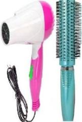 Shaggy NOVA MINI HAIR DRYER + PROFESSIONAL HAIR STYLING ROUND COMB Electric Hair Styler